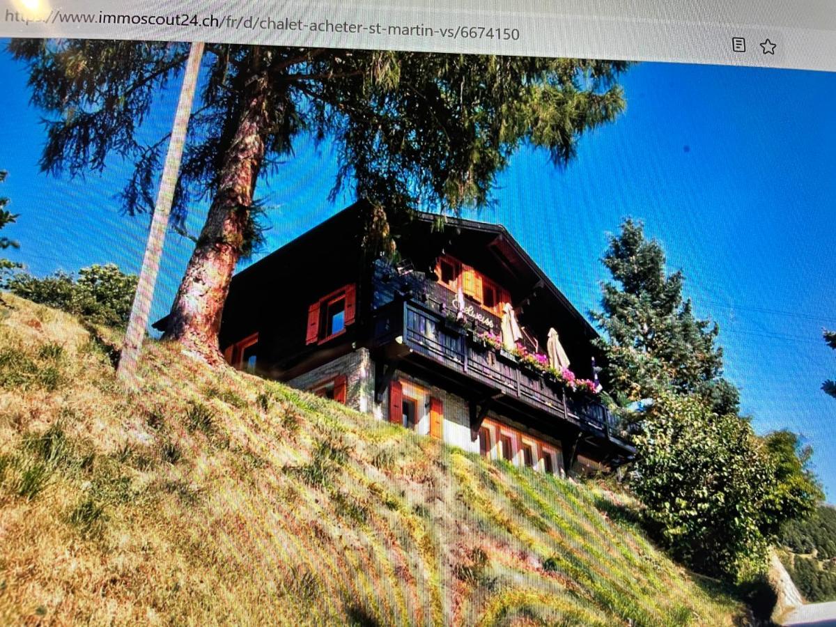 Chalet Edelweiss A Saint-Martin, Val D'Herens Εξωτερικό φωτογραφία